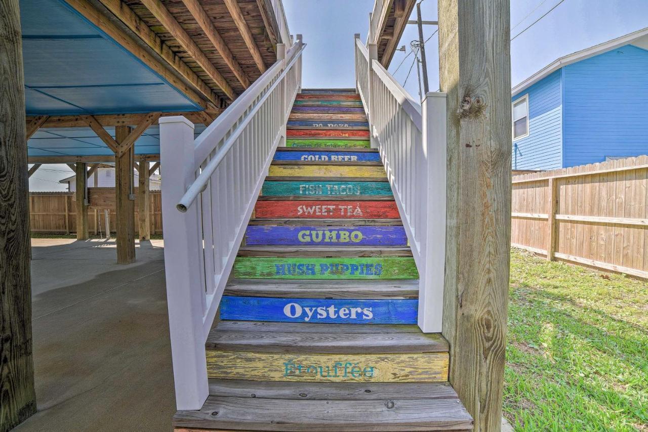 Trendy Port Aransas Home With Private Pool And Deck! Exteriör bild