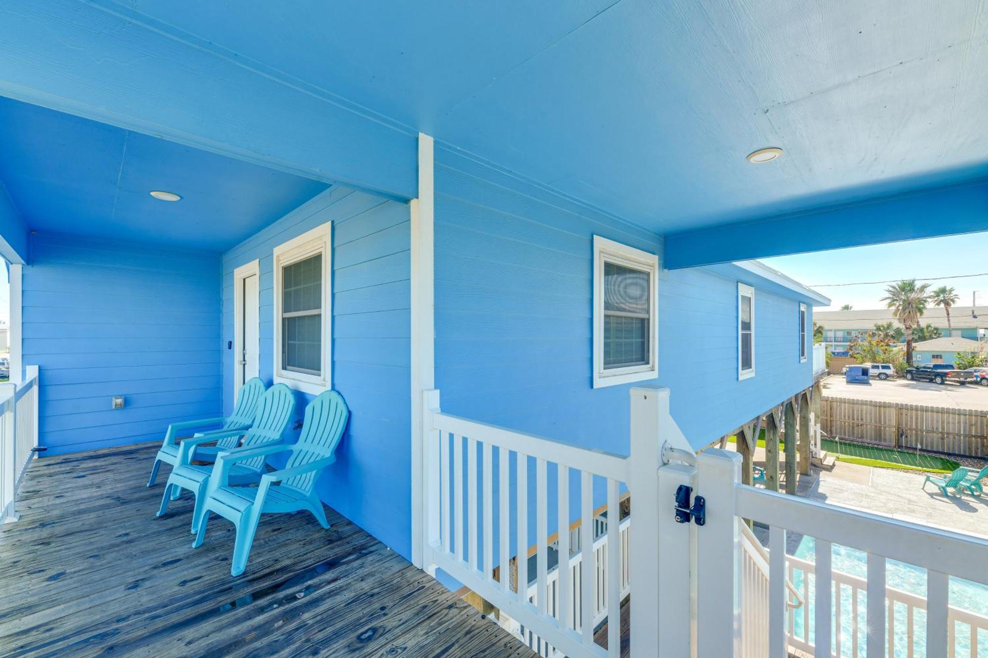 Trendy Port Aransas Home With Private Pool And Deck! Exteriör bild